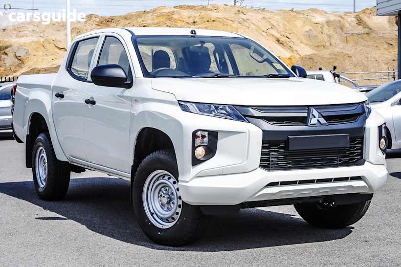 White 2021 Mitsubishi Triton Ute Tray GLX 4X4