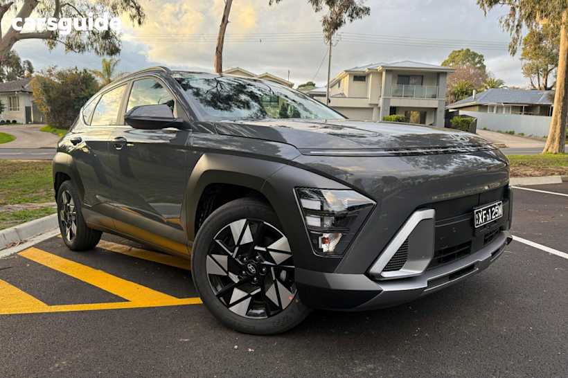 Grey 2025 Hyundai Kona SUV