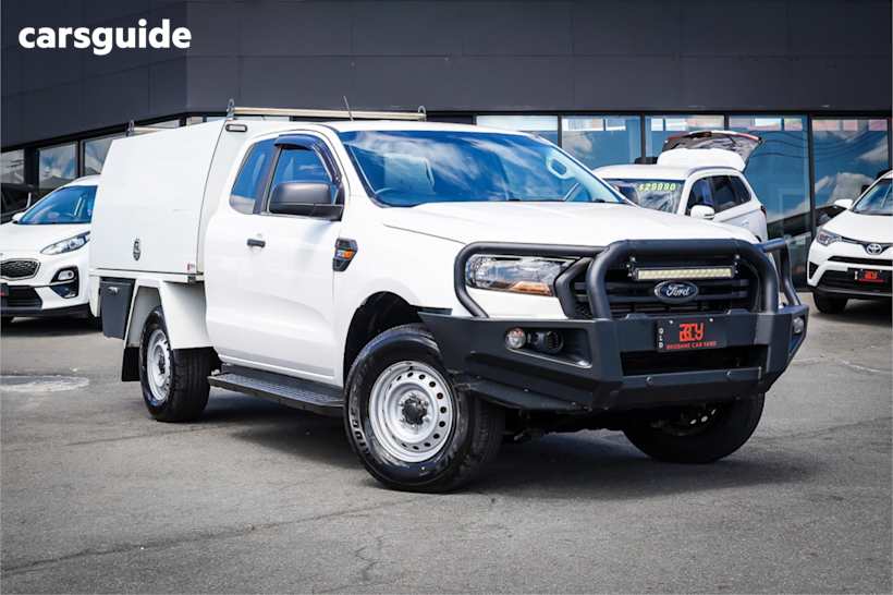 White 2019 Ford Ranger Ute Tray XL 4X4