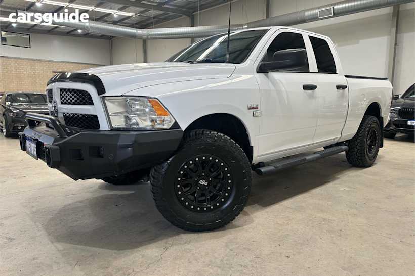 White 2020 Ram 1500 Ute Tray WARLOCK 4X4