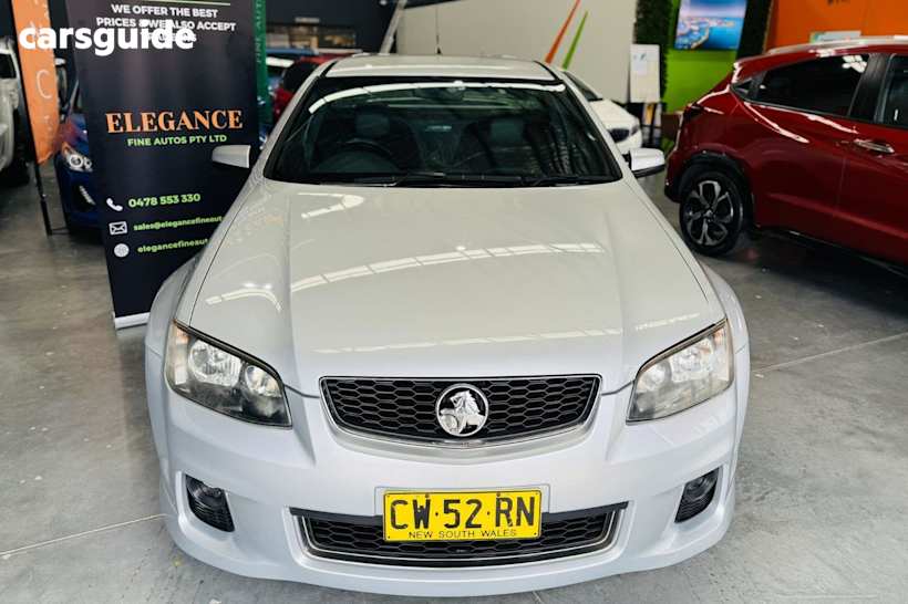 Silver 2012 Holden Commodore Utility Ss Thunder