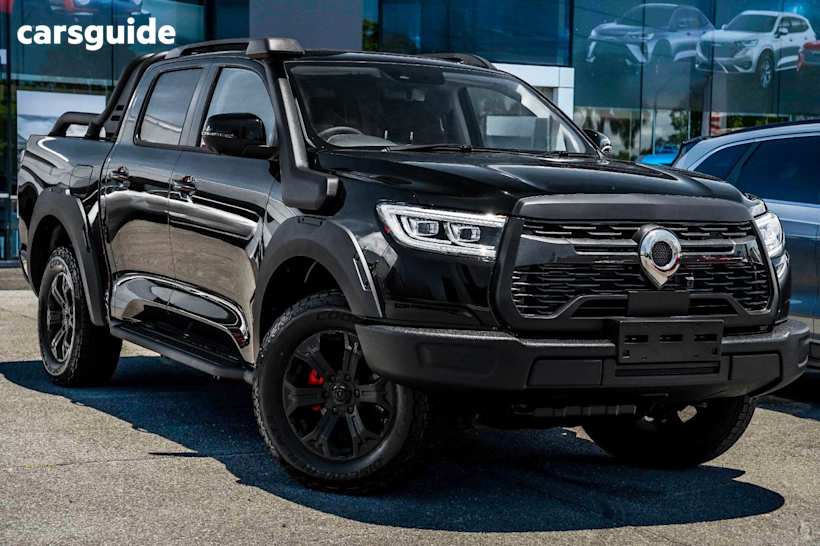 Black 2025 GWM Cannon Ute Tray XSR 4X4