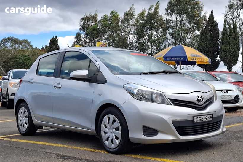 Silver 2012 Toyota Yaris Hatchback Yrs