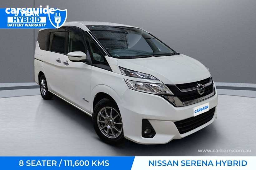 White 2016 Nissan Serena SUV X