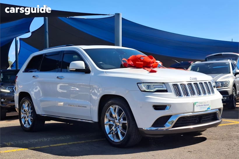 White 2014 Jeep Grand Cherokee SUV SUMMIT 4X4