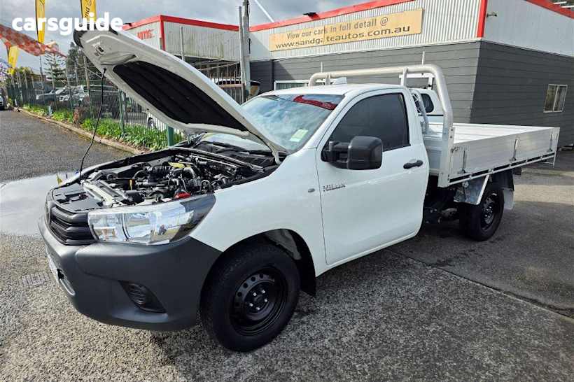 White 2023 Toyota Hilux Cab Chassis Workmate (4X2)