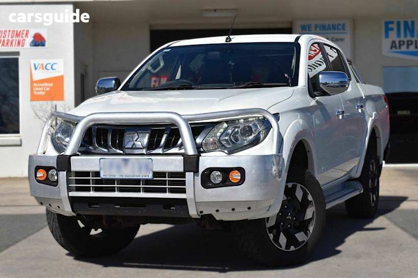 White 2018 Mitsubishi Triton Dual Cab Utility Exceed (4X4)