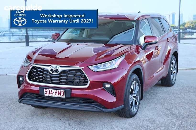 Red 2022 Toyota Kluger Wagon Gxl Awd