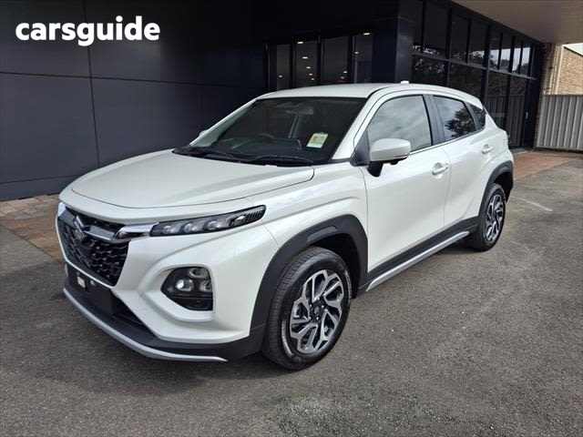 White 2025 Suzuki Fronx SUV HYBRID