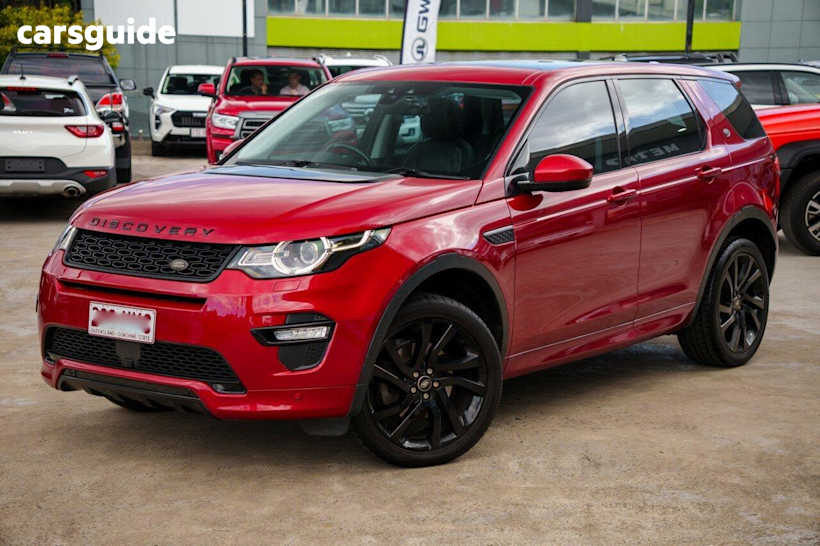 Red 2017 Land Rover Discovery Sport Wagon Td4 180 Hse 5 Seat