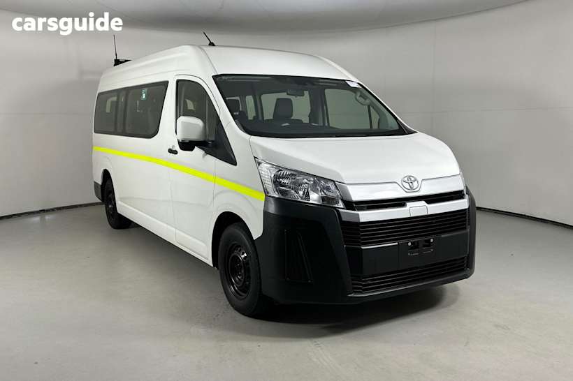 White 2021 Toyota HiAce Bus Slwb Commuter (12 Seats)