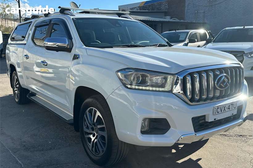 White 2020 LDV T60 Ute Tray LUXE MEGA TUB 4X4