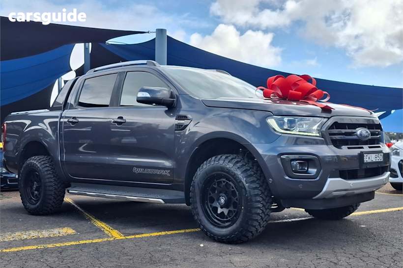 Grey 2020 Ford Ranger Ute Tray WILDTRAK 4X4