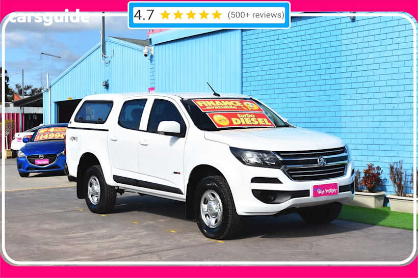 White 2017 Holden Colorado Ute Tray LS 4X4