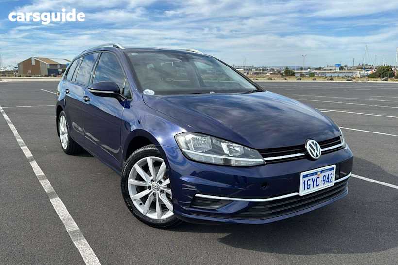 Blue 2019 Volkswagen Golf SUV 110TSI COMFORTLINE F