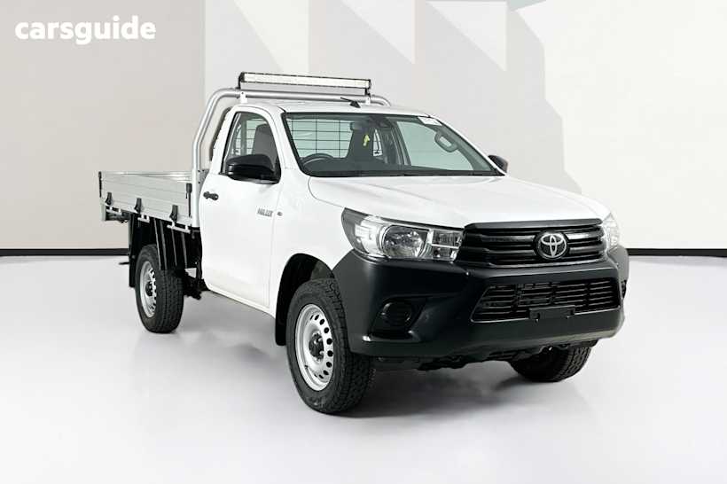 White 2019 Toyota Hilux Cab Chassis Workmate Hi-Rider