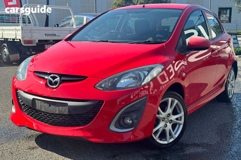 Red 2010 Mazda Mazda2 Hatch GENKI F