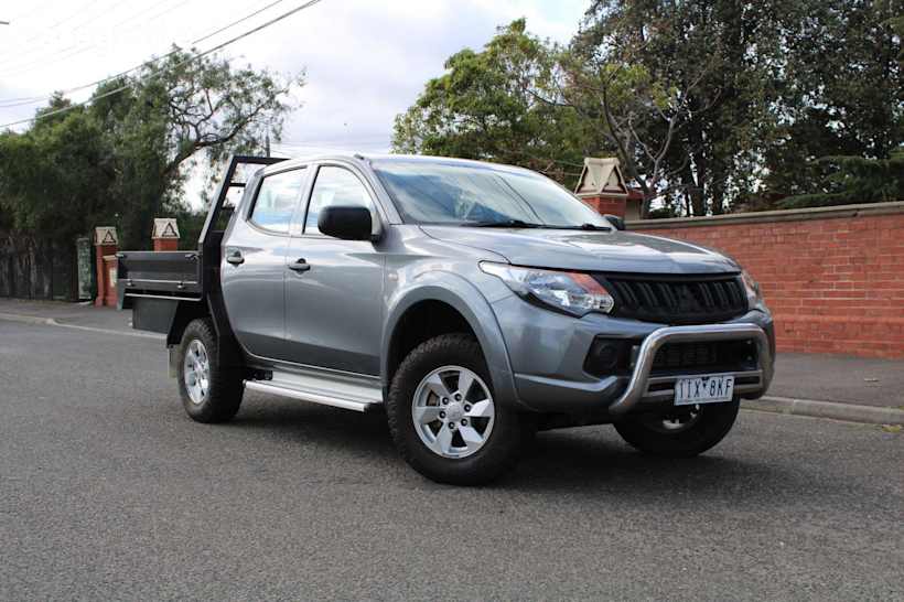 Grey 2016 Mitsubishi Triton Dual Cab Utility Glx Plus (4X4)