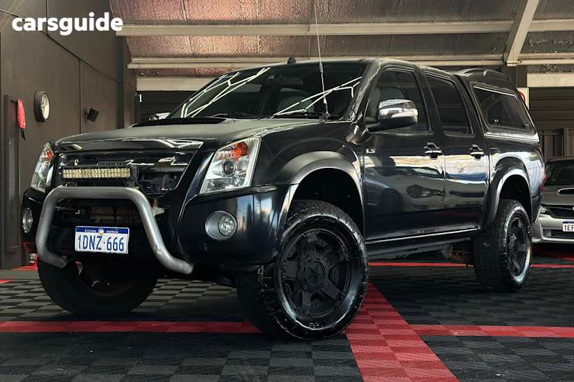 Black 2011 Isuzu D-MAX Ute Tray LS-U 4X4