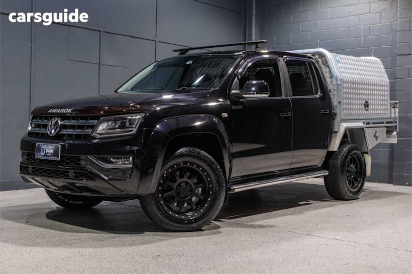 Black 2017 Volkswagen Amarok Ute Tray TDI550 HIGHLINE 4X4