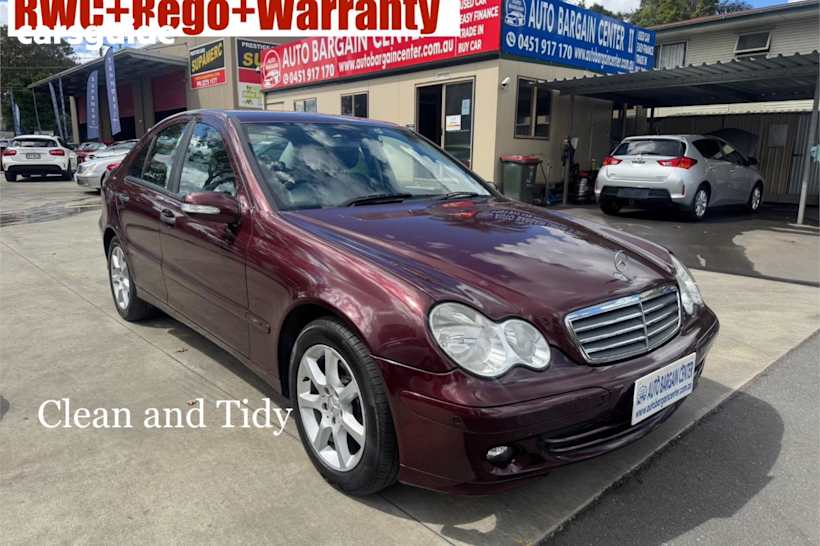 Red 2005 Mercedes-Benz C180 Sedan Kompressor Classic