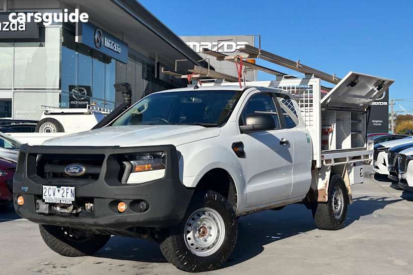 White 2017 Ford Ranger Ute Tray XL 4X4