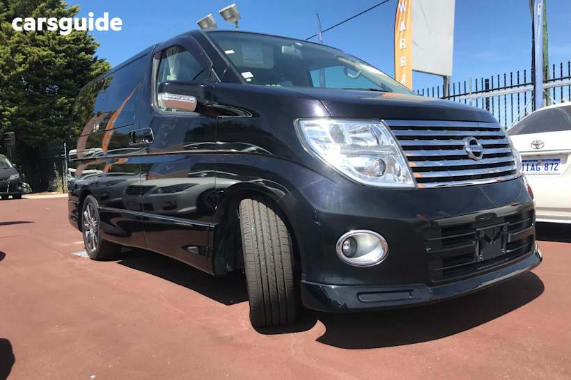 Black 2005 Nissan Elgrand SUV LUXURY 8 SEATER