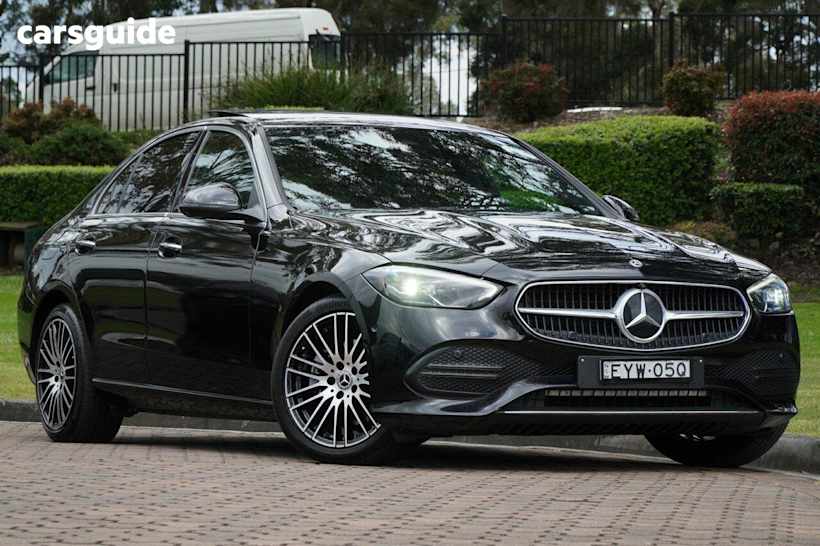 Black 2022 Mercedes-Benz C-CLASS Sedan C200 R