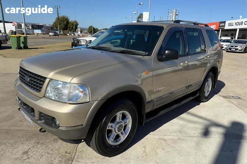 Gold 2002 Ford Explorer SUV XLT 4X4