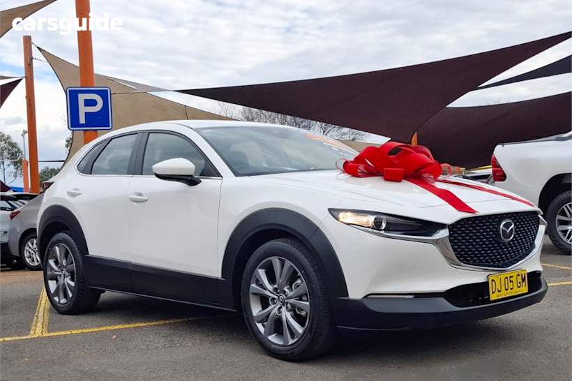 White 2023 Mazda CX-30 Wagon G20 Evolve (Fwd)