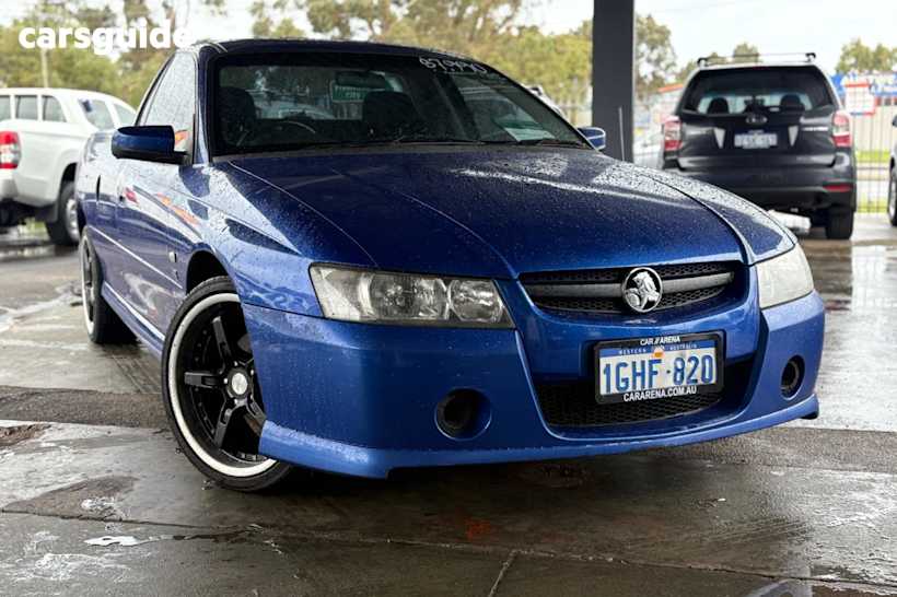 Blue 2004 Holden Commodore Ute Tray S VZ