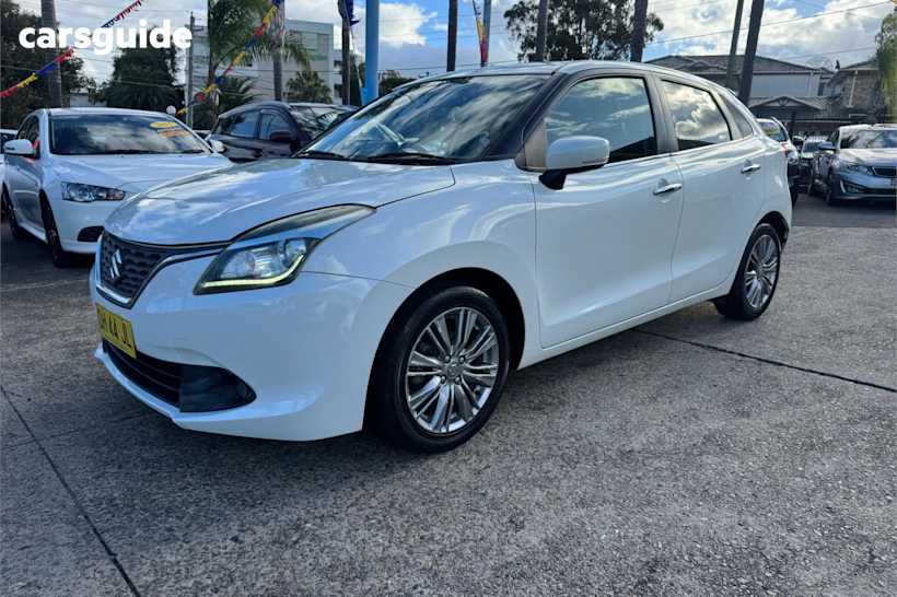 White 2016 Suzuki Baleno Hatch GLX TURBO F