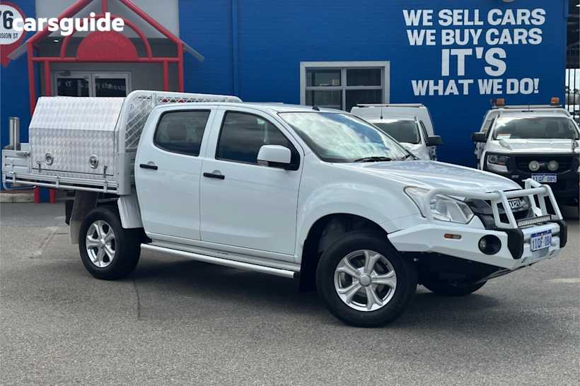 White 2018 Isuzu D-MAX Ute Tray SX 4X4