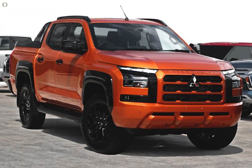 Orange 2025 Mitsubishi Triton Ute Tray GSR 4X4