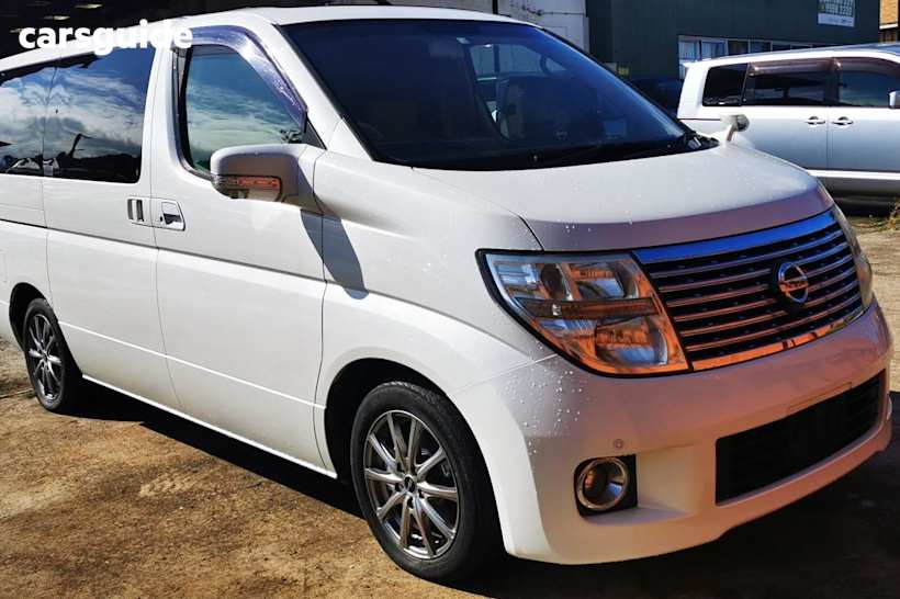 White 2008 Nissan Elgrand OtherCar X