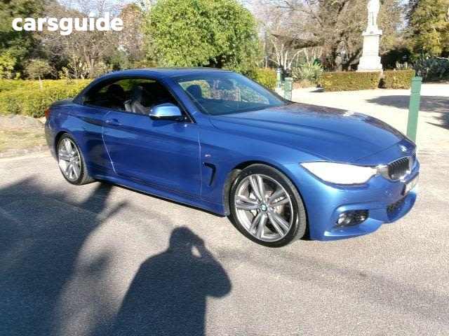Blue 2014 BMW 4 Convertible 435I R