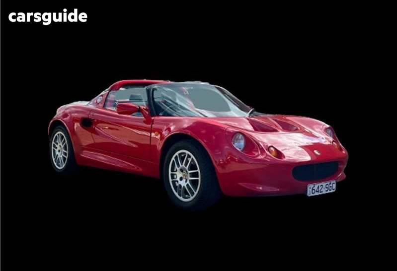 Red 2000 Lotus Elise Roadster