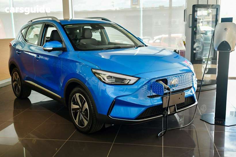 Blue 2023 MG ZS EV Wagon Long Range