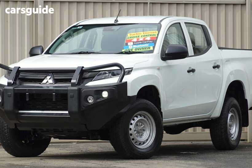 White 2018 Mitsubishi Triton Double Cab Pick Up Glx Adas (4X4)