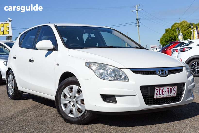 White 2009 Hyundai I30 Hatchback Sx