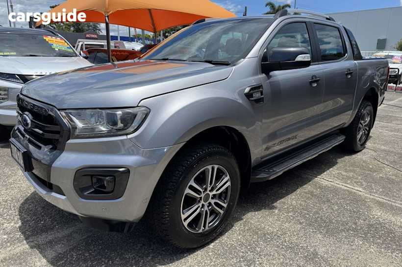 Grey 2020 Ford Ranger Double Cab Pick Up Wildtrak 3.2 (4X4)