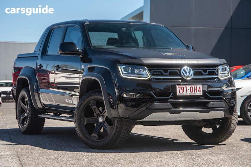 Black 2021 Volkswagen Amarok Ute Tray TDI580 W580 4X4
