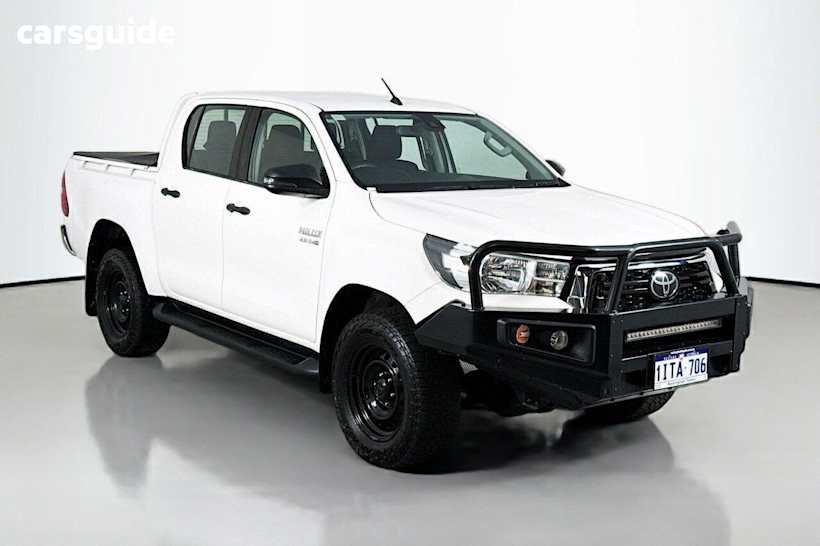White 2019 Toyota Hilux Ute Tray SR HI-RIDER R