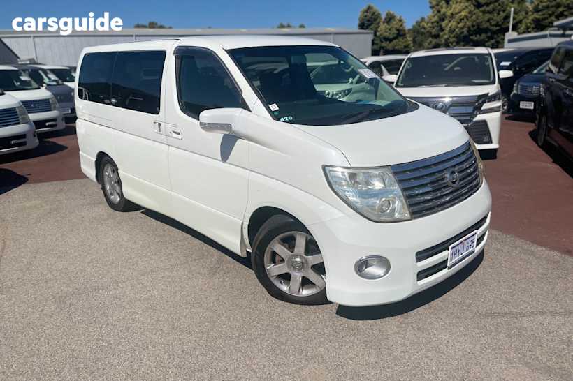 White 2005 Nissan Elgrand OtherCar 8 SEATER LUXURY PEOPLE MOVER