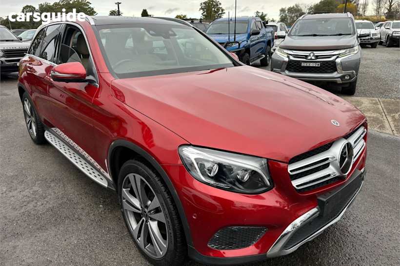 Red 2017 Mercedes-Benz GLC-Class SUV GLC250 D 4WD
