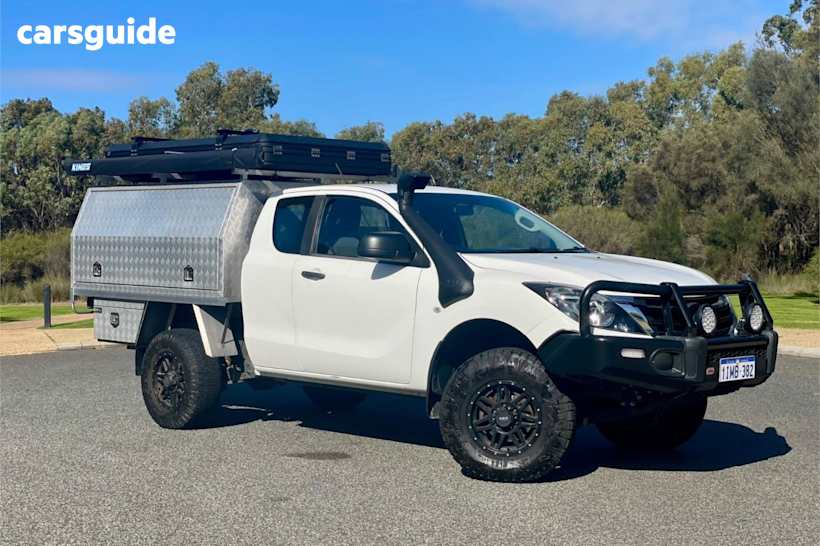 White 2019 Mazda BT-50 Freestyle Cab Chassis Xt (4X4) (5Yr)