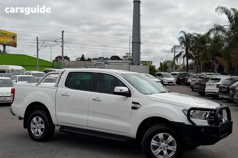White 2019 Ford Ranger Ute Tray XLT 4X4