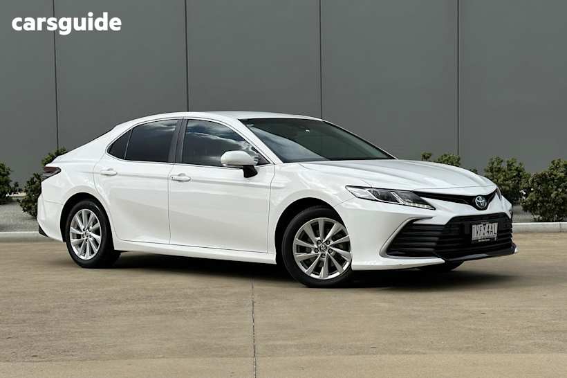White 2021 Toyota Camry Sedan ASCENT F