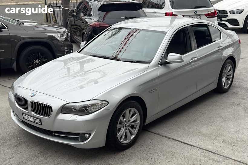 Silver 2012 BMW 5 Sedan 520I R