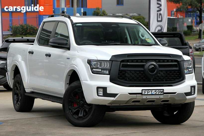 White 2025 GWM Cannon Alpha Dual Cab Utility Ultra Phev (4X4)